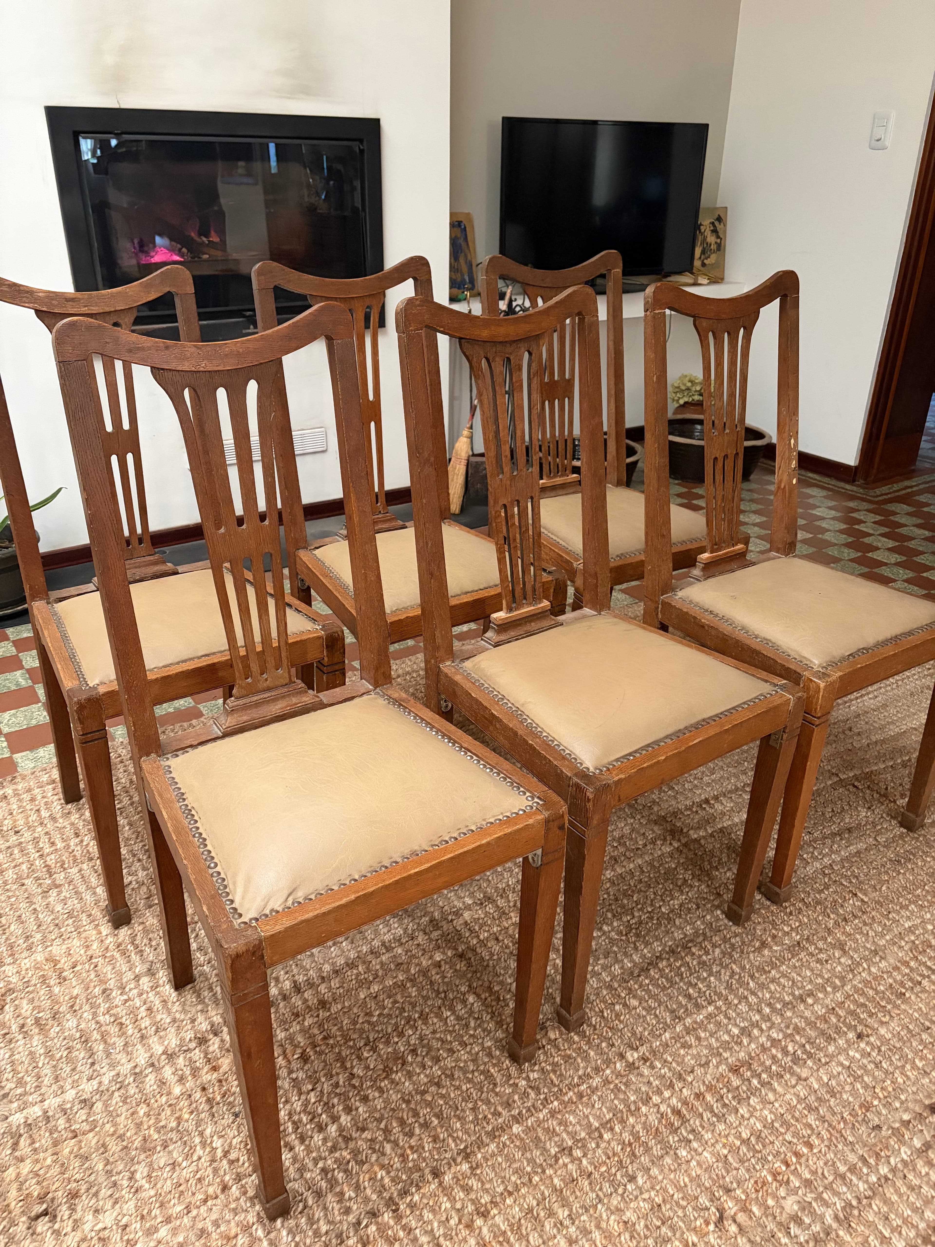 Juego de sillas