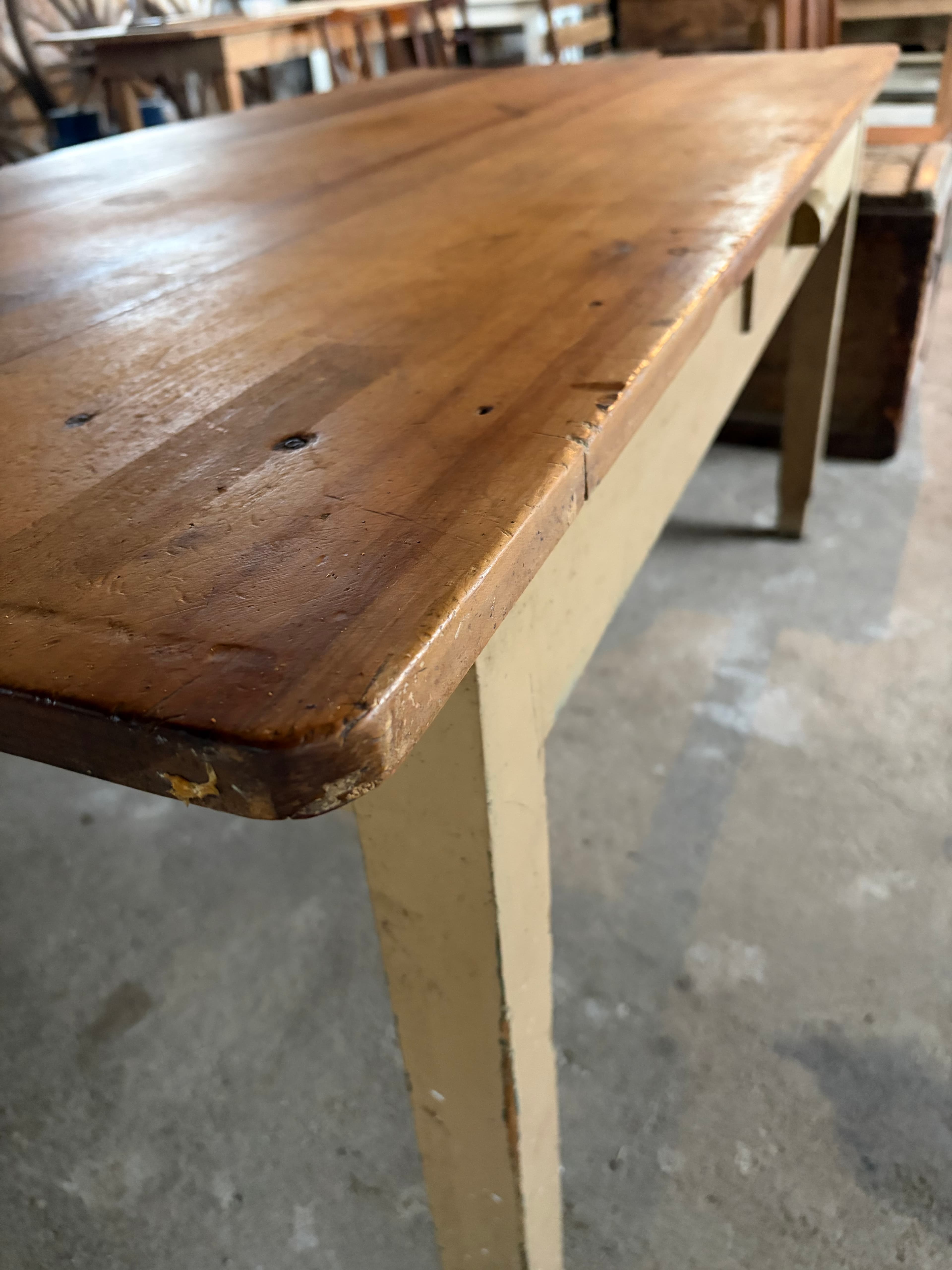 Mesa de comedor/cocina de campo